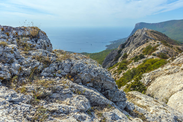 Landscapes of the Crimea, the sea, mountains and hills, - Foto, Imagen