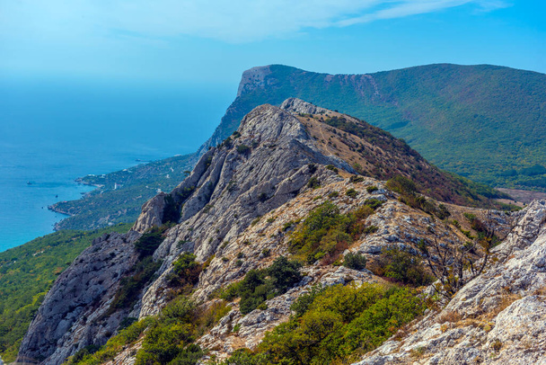 Landscapes of the Crimea, the sea, mountains and hills, - Fotó, kép