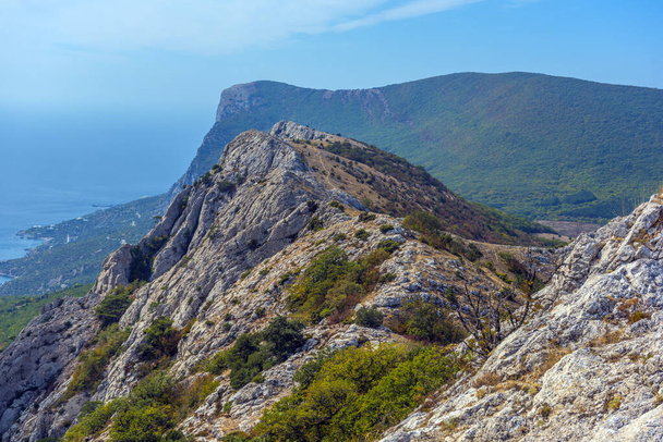 Landscapes of the Crimea, the sea, mountains and hills, - Foto, Imagen