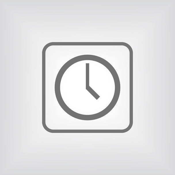 Clock icon - Vector, afbeelding