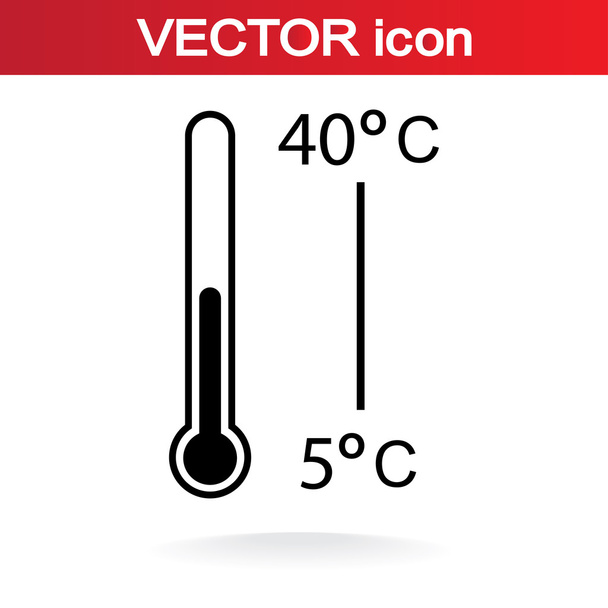 Thermometer icon - Vektor, kép