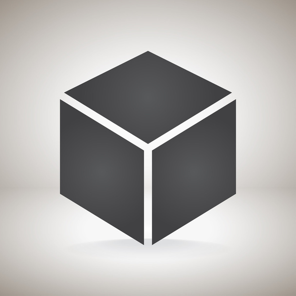 Cube icon - Vector, Image