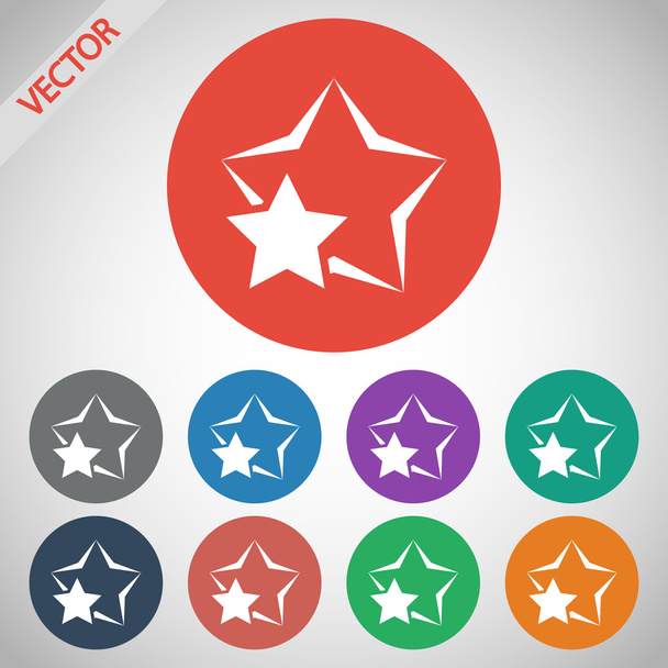 Star icon - Vektor, kép