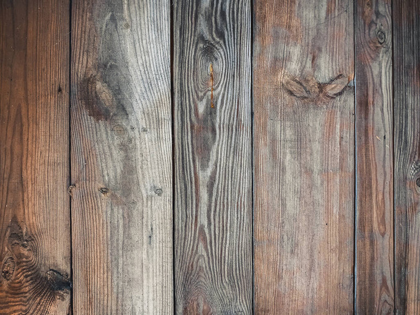 Old burnt wood board. Barn wood background with copy space. - Photo, image