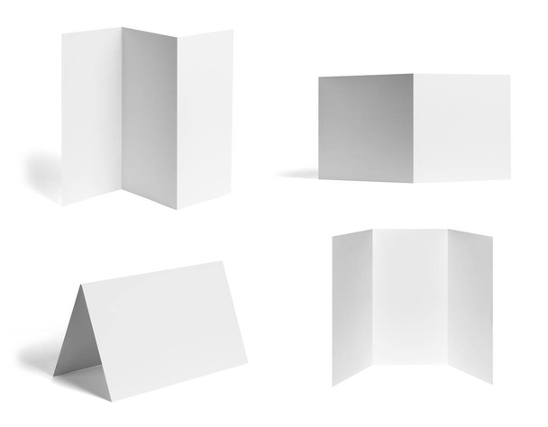 pieghevole foglio bianco carta bianca modello libro desktop calendario
 - Foto, immagini