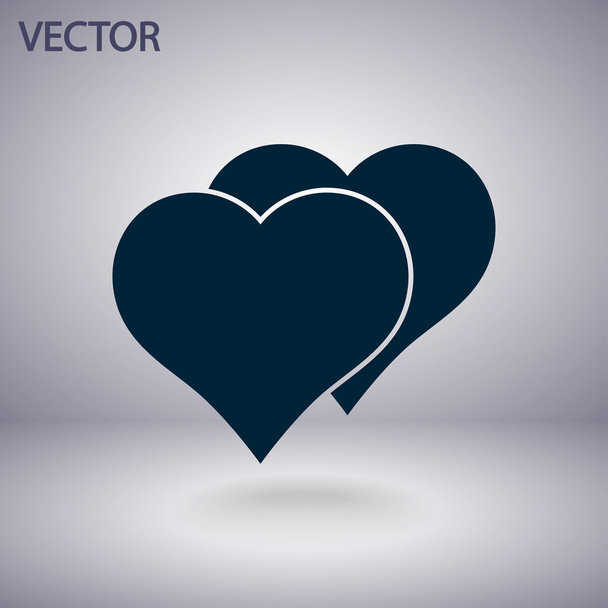 Heart Icon - Vektor, kép