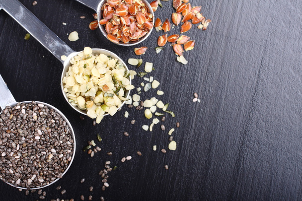 Superfoods in measuring spoons - Photo, Image