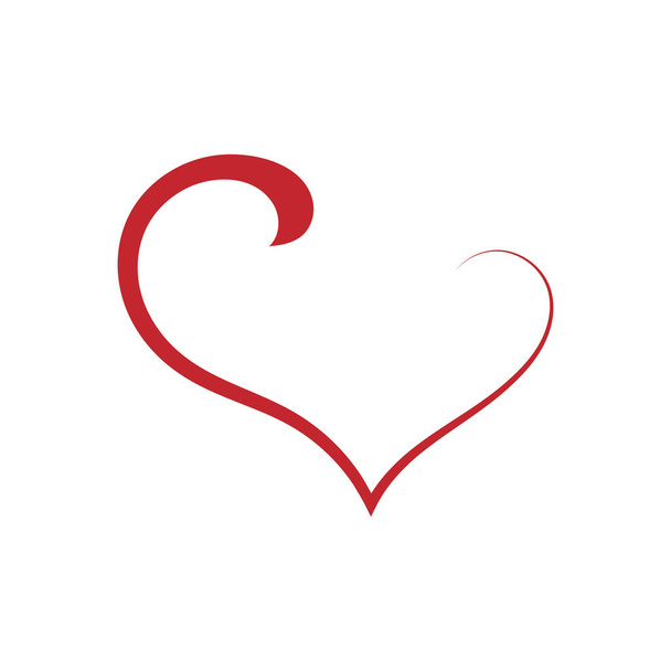 Heart icon design template vector isolated - Vector, Image