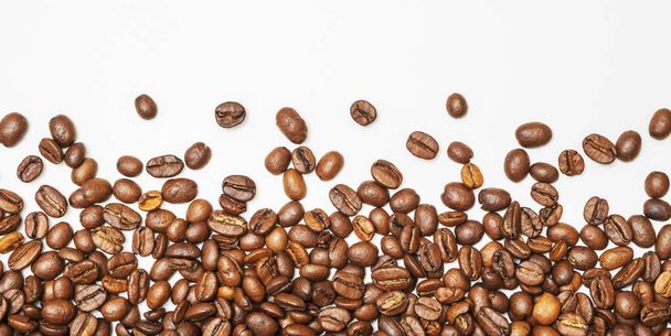 Background from fresh roasted coffee beans. - Photo, Image