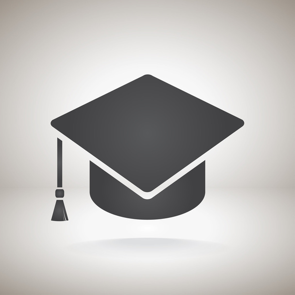 Graduation cap icon - Vetor, Imagem