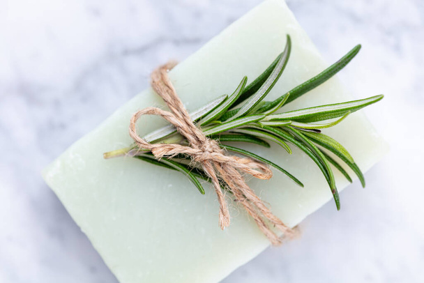 Natural handmade soap. Organic soap bars with plants extracts. - Φωτογραφία, εικόνα