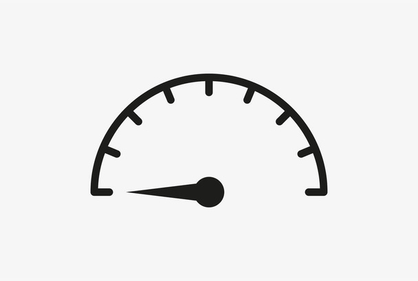Vector icon of a speedometer. Performance symbol - Vector, afbeelding