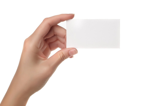 main tenant du papier blanc
 - Photo, image