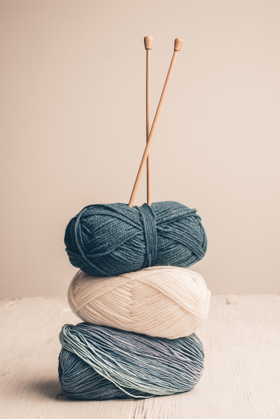 Aiguilles à tricoter
 - Photo, image