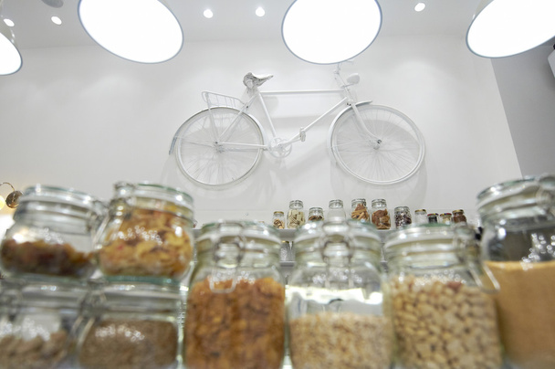 Glass jars with cereals - Photo, Image