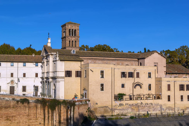 La Basilica di San Bartolomeo sull'Isola è una basilica minore titolare, situata a Roma. - Foto, immagini