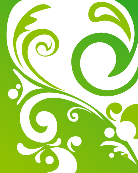 Abstract floral ornament - Vector, afbeelding
