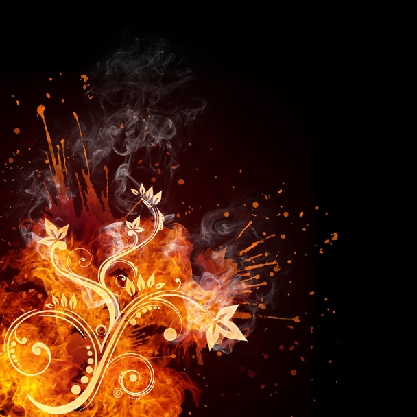 Fire Swirl - Foto, afbeelding
