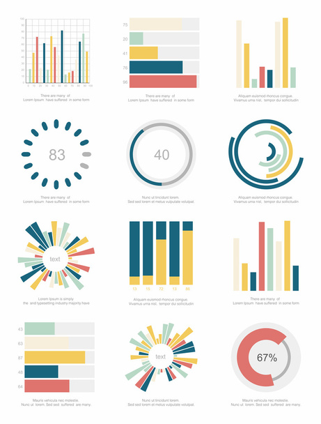 Infographics elements - Vektor, Bild