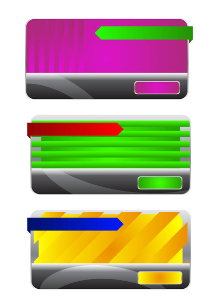 Set colorato di banner albero dickount per il tuo web design. Modello cornice vuota per negozio spesial prise. Illustrazione di Jpeg - Foto, immagini