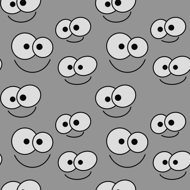 Kids seamless cute face pattern for fabrics and textiles and packaging and gifts and kids and wrapping paper - Zdjęcie, obraz