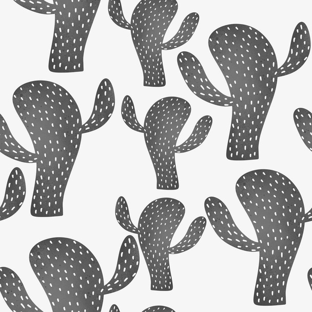 Cactus seamless floral pattern for fabrics and textiles and packaging and gifts and cards and linens and kids - Foto, Bild