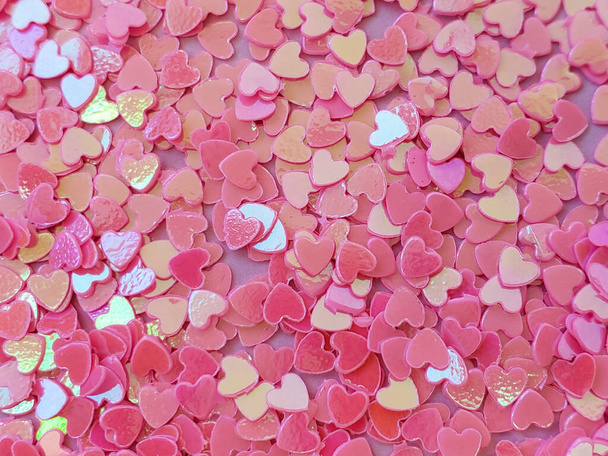 Roze schoonheid achtergrond wazig, glanzende glans, minimalisme, Valentijnsdag,, 8 maart - Foto, afbeelding