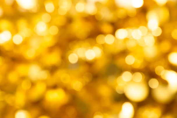 Beautiful blur bokeh golden lights background - Photo, Image