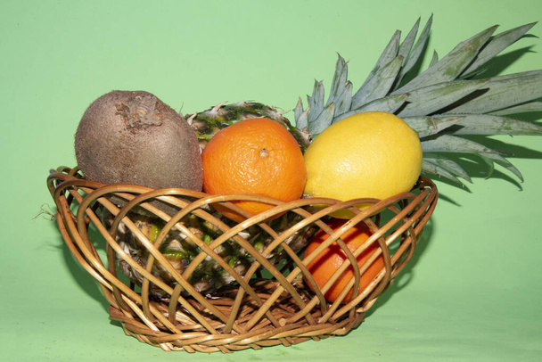 fresh fruits in the basket - Photo, Image