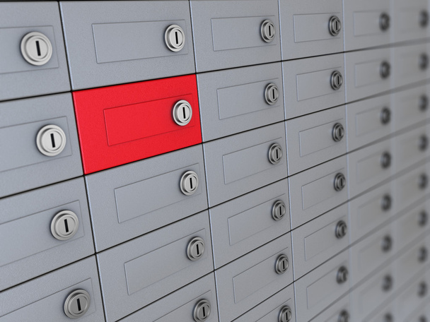 Deposit boxes - Foto, imagen