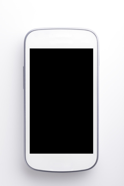 witte slimme telefoon - Foto, afbeelding