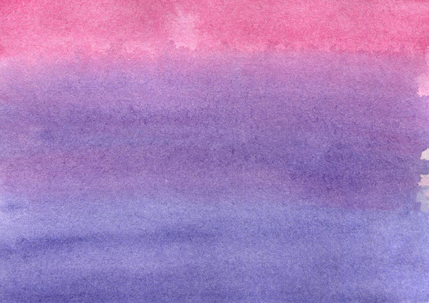 Gradient purple and pink watercolor background - Фото, зображення