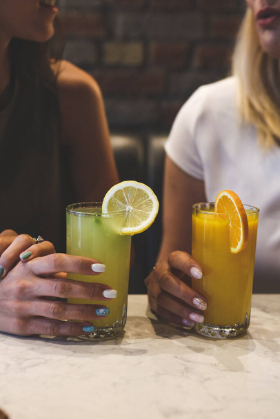 A glass of tasty orange juice - Photo, Image