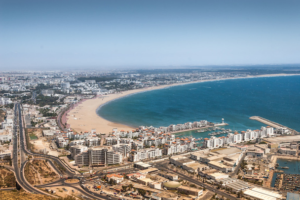 Vue sur la ville d'Agadir, Maroc
 - Photo, image