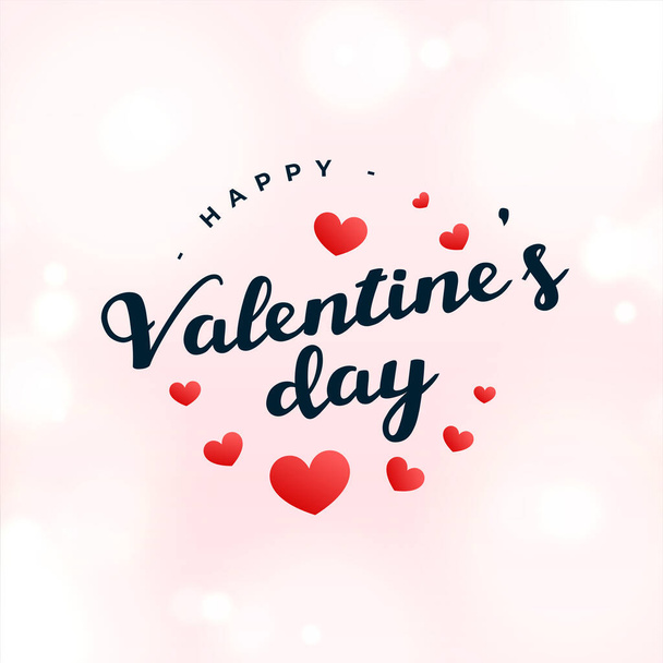 stylish valentines day greeting background - ベクター画像