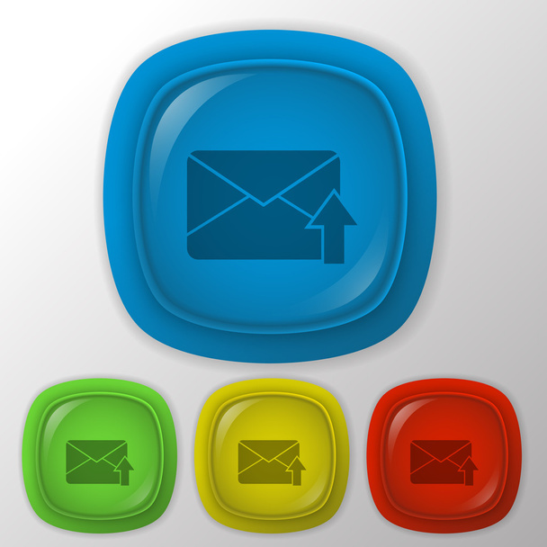 Postal envelope icon - Vektor, obrázek