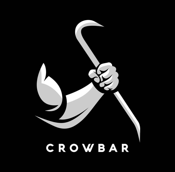 Crowbar design illustration vector eps format , suitable for your design needs, logo, illustration, animation, etc. - Vector, Image