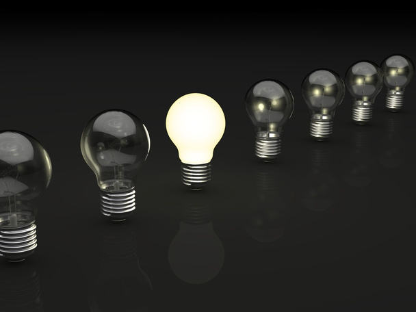 Concept d'ampoule électrique
 - Photo, image
