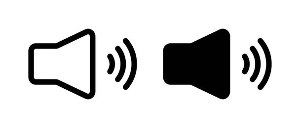 Volume icon set. Sound Vector. - Vektor, Bild