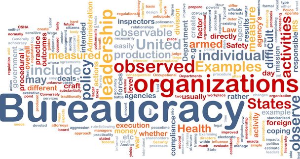 Bureaucracy is bone background concept - Photo, Image