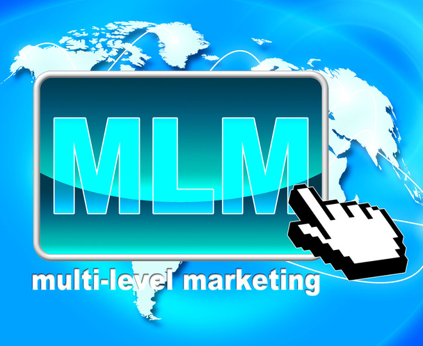 Multi level marketing reprezentuje witryny sieci web i www - Zdjęcie, obraz