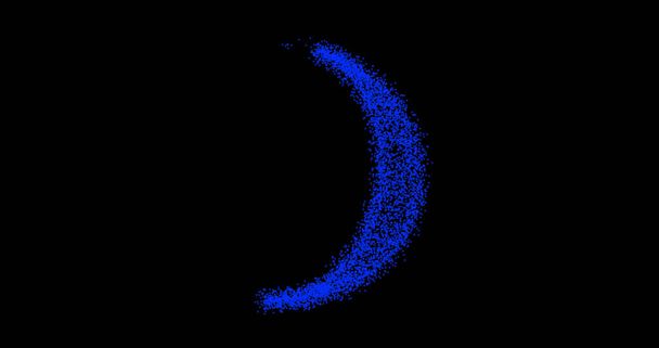 metaverse Абстрактна технологія синій місяць, півмісяць фон, зроблений з ліній і точок, частинок. режим суміші
 - Фото, зображення