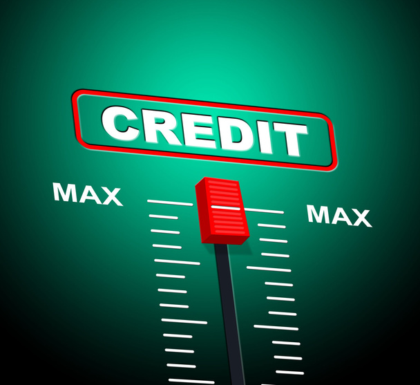 πιστωτική Max σημαίνει χρεωστική κάρτα και bankcard - Φωτογραφία, εικόνα