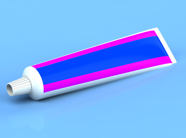 3d renderizado pasta de dientes
 - Foto, imagen
