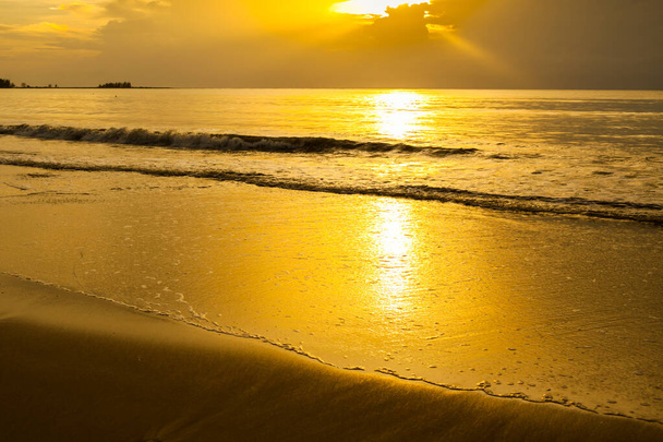 view of the sea before sunset at Khao Lak, Thailand. - Foto, Imagen