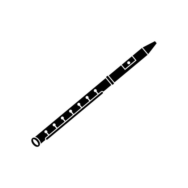 Fluitpictogram ontwerp sjabloon vector geïsoleerd - Vector, afbeelding