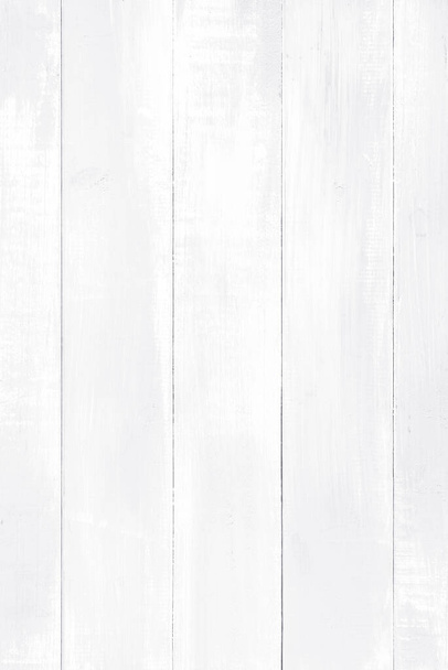 White grey wood color texture vertical for background. Surface light clean of table top view. Natural patterns for design art work and interior or exterior. Grunge old white wood board wall pattern - Photo, Image