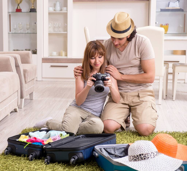 Young couple preparing for trip - Photo, image