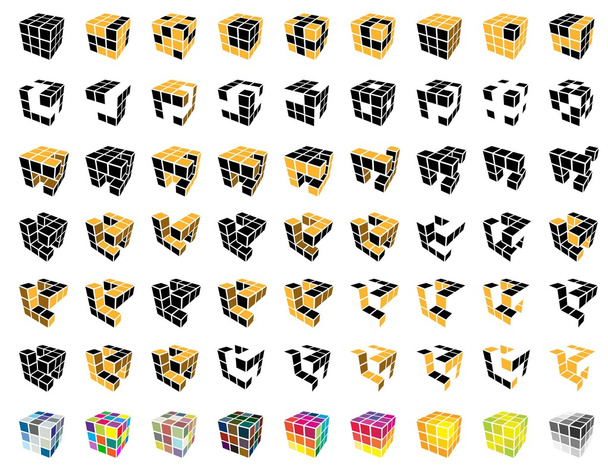 Колекція fo кубів
 - Вектор, зображення