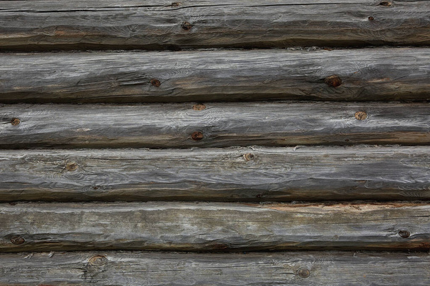 Hintergrundfläche aus natürlichem Holz mit einem alten Muster in braun. Textur - Foto, Bild
